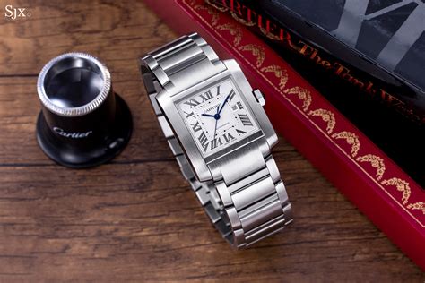 cartier tank francaise small with diamonds|cartier tank francaise large automatic.